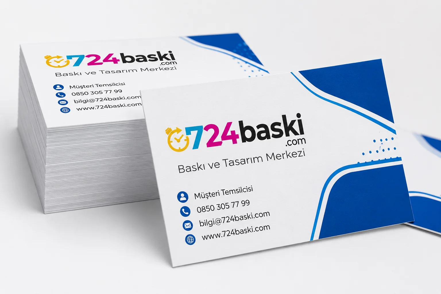 Premium Mat Selefonlu Kartvizit Baskısı