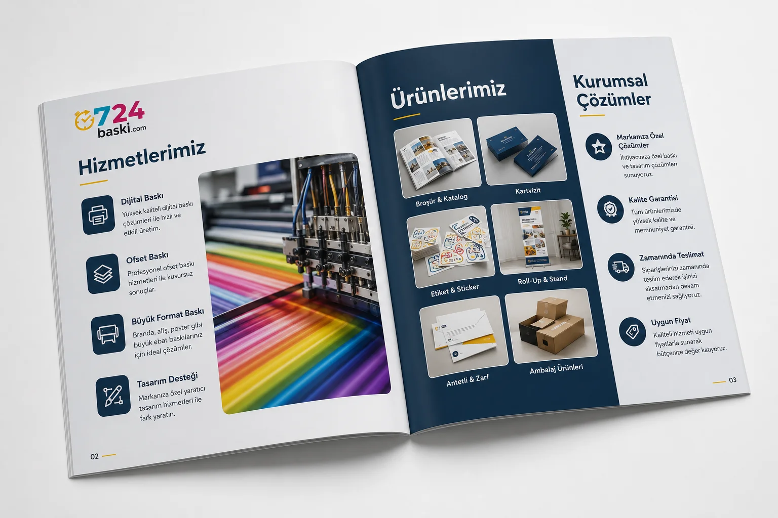 Katalog Baskı Malzemesi ve Ciltleme Seçenekleri