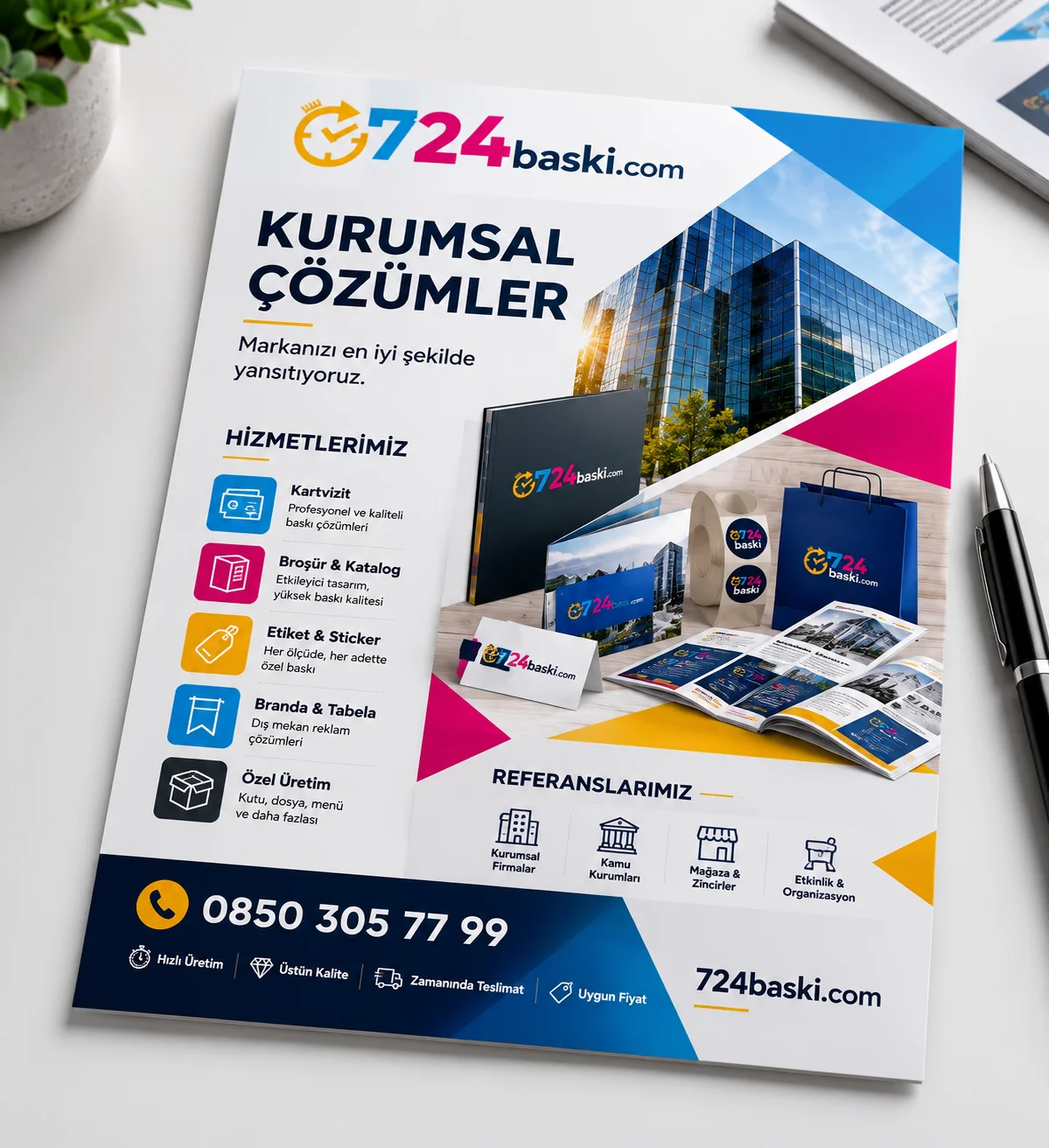 Broşür Tasarımı ve Katlama Seçenekleri