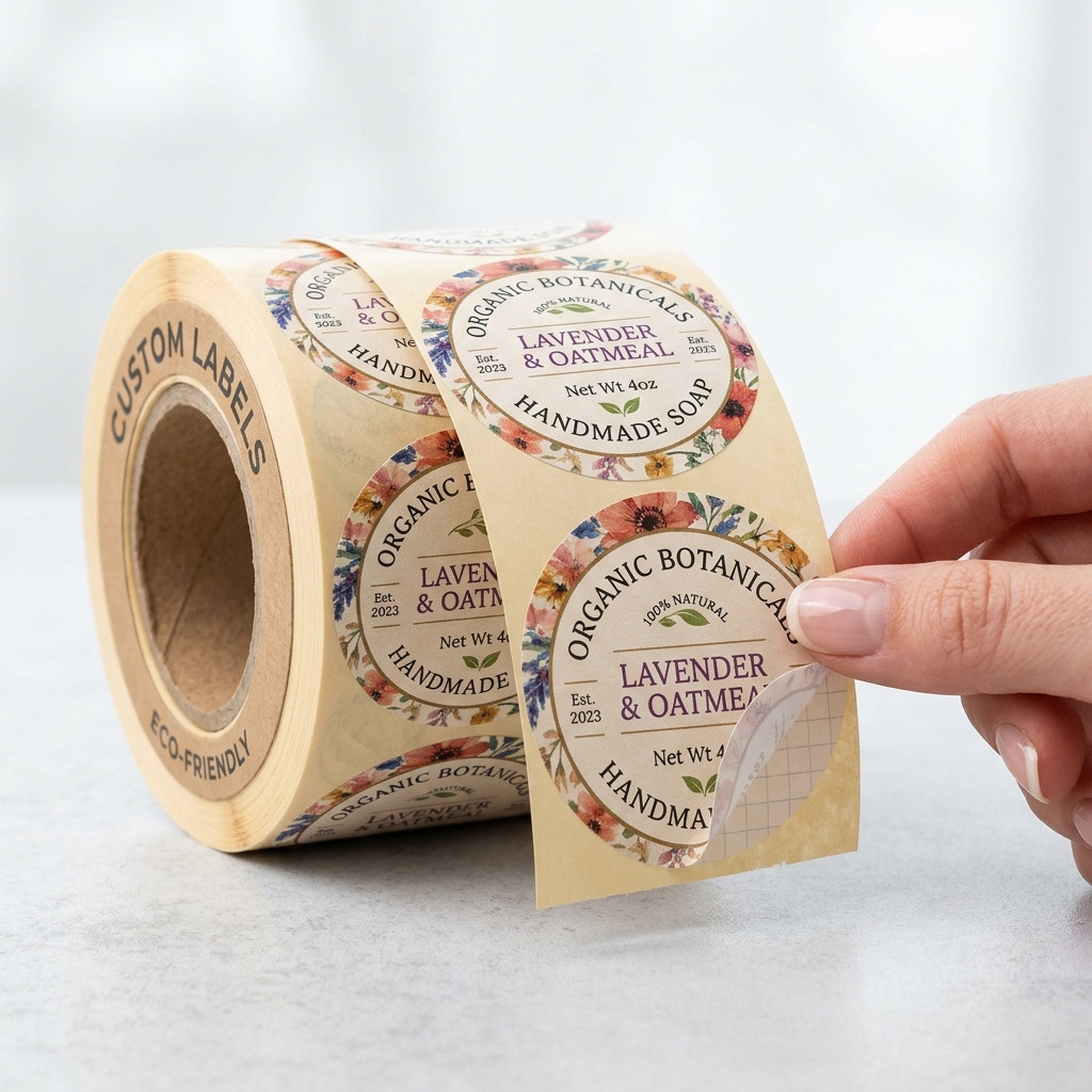 Rulo Etiket Mockup